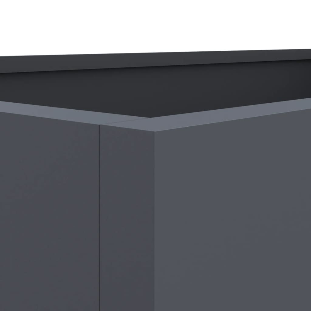 vidaXL Ζαρντινιέρα Ανθρακί 62x30x29 εκ. από Χάλυβα