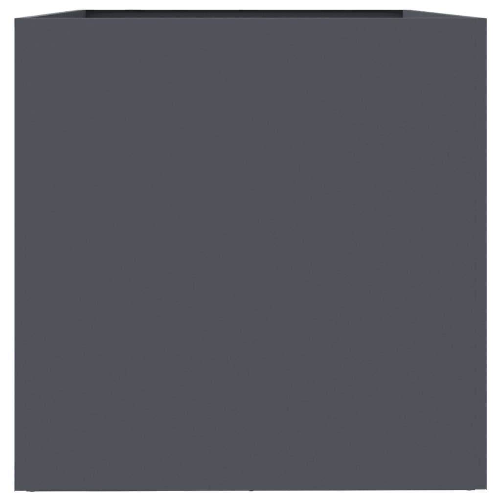 vidaXL Ζαρντινιέρα Ανθρακί 62x30x29 εκ. από Χάλυβα