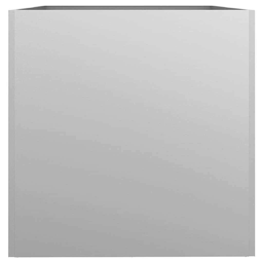 vidaXL Ζαρντινιέρα Ασημί 62x40x39 εκ. από Γαλβανισμένο Χάλυβα