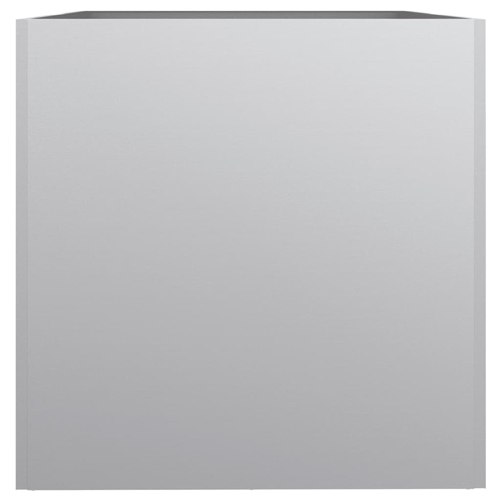 vidaXL Ζαρντινιέρα Ασημί 62x47x46 εκ. από Γαλβανισμένο Χάλυβα