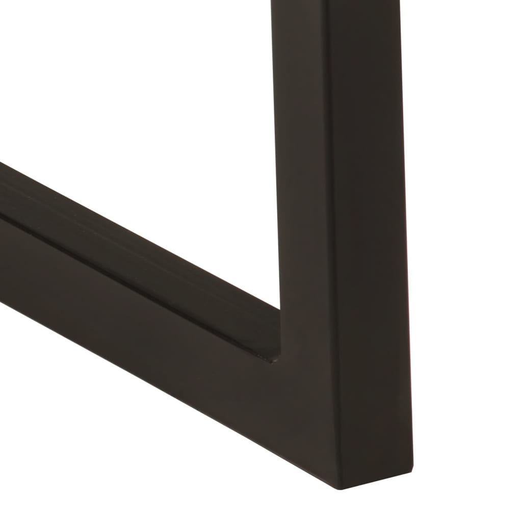 vidaXL Πάγκος με Τεχνοτροπία Live Edge 105 εκ. από Μασίφ Ξύλο Μάνγκο