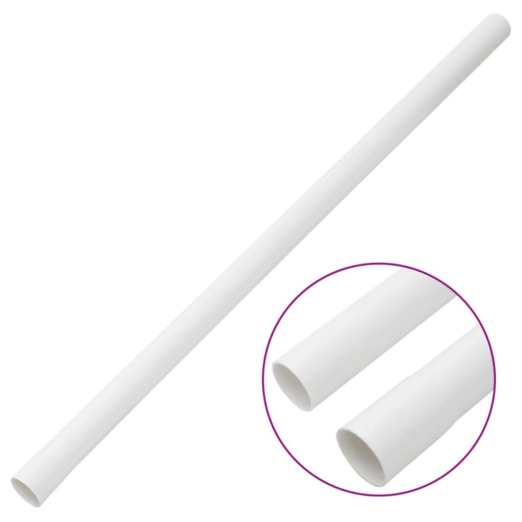 vidaXL Κανάλι Καλωδίων με Κλιπ Ø30 χιλ. 30 μ. από PVC