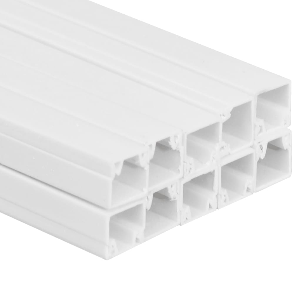 vidaXL Κανάλι Καλωδίων 25 x 16 χιλ. 10 μ. από PVC