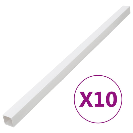 vidaXL Κανάλι Καλωδίων 40 x 25 χιλ. 10 μ. από PVC