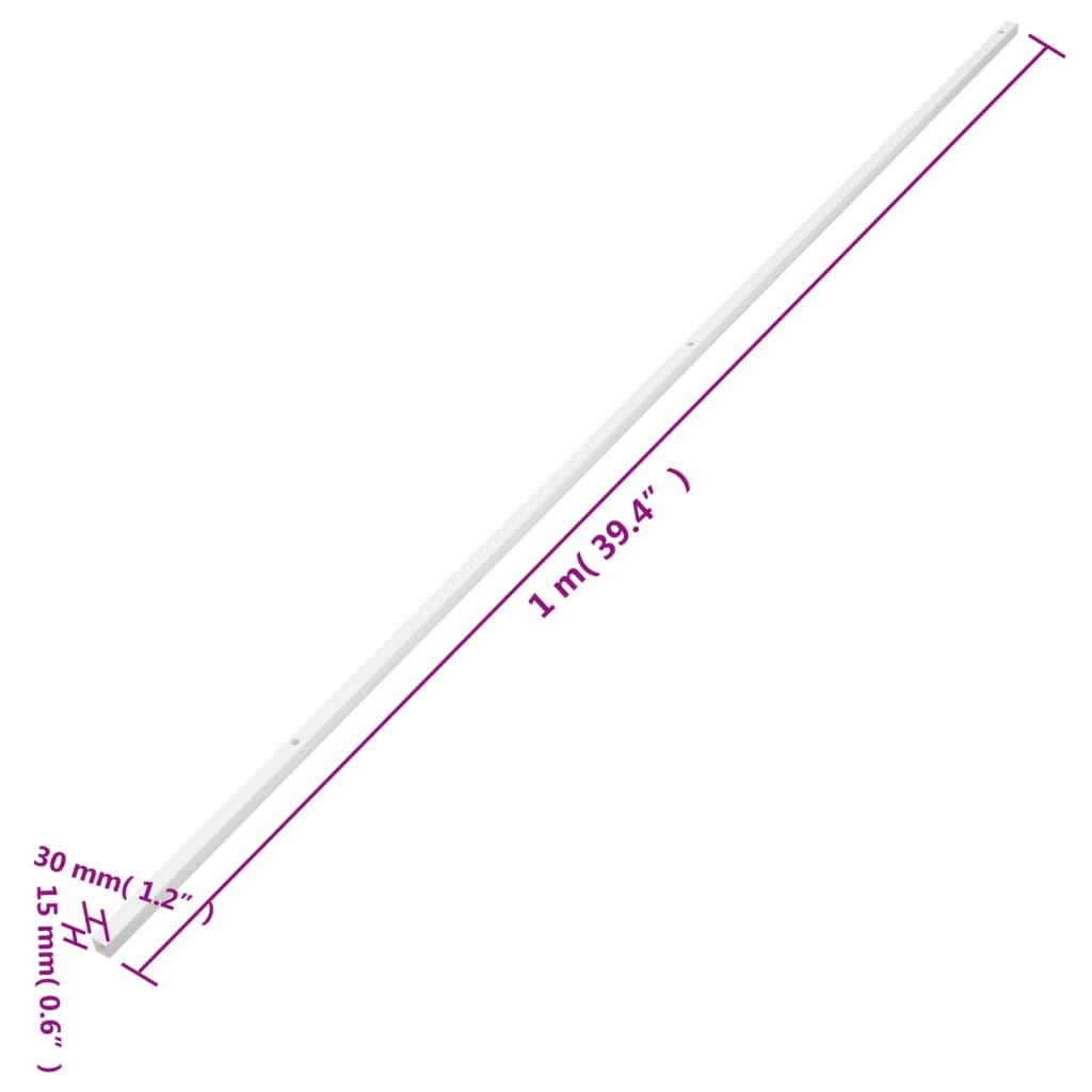 vidaXL Κανάλι Καλωδίων 30 x 15 χιλ. 30 μ. από PVC