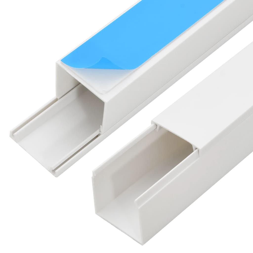 vidaXL Κανάλι Καλωδίων Αυτοκόλλητο 40 x 40 χιλ. 30 μ. από PVC