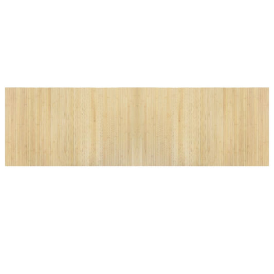 vidaXL Χαλί Ορθογώνιο Ανοιχτό Φυσικό 60 x 200 εκ. Μπαμπού