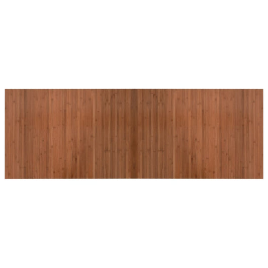 vidaXL Χαλί Ορθογώνιο Καφέ 70 x 200 εκ. Μπαμπού