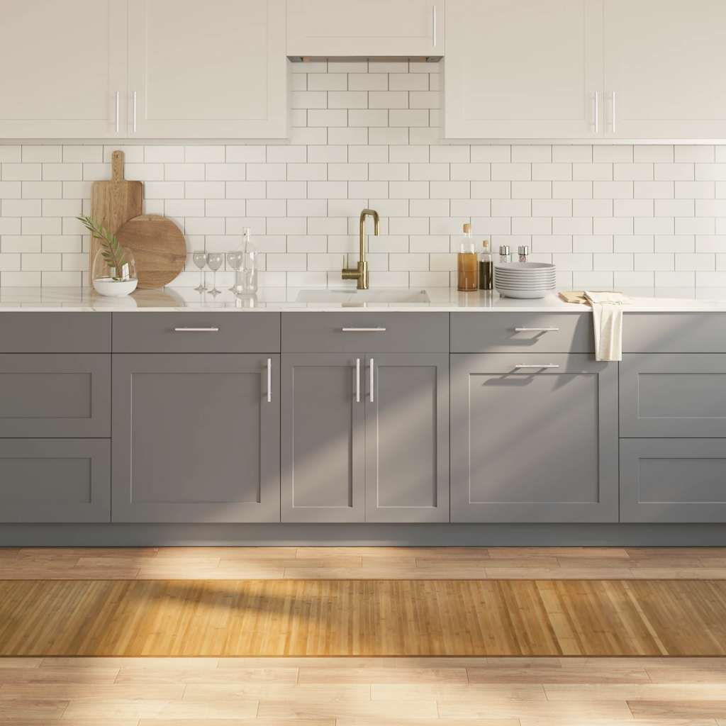 vidaXL Χαλί Ορθογώνιο Φυσικό 60 x 300 εκ. Μπαμπού