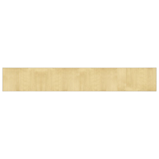 vidaXL Χαλί Ορθογώνιο Ανοιχτό Φυσικό 60 x 400 εκ. Μπαμπού