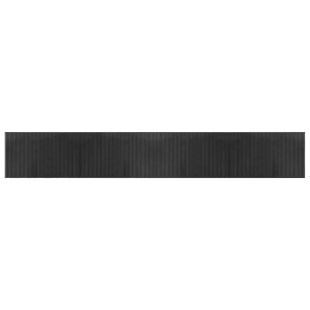 vidaXL Χαλί Ορθογώνιο Γκρι 60 x 400 εκ. Μπαμπού