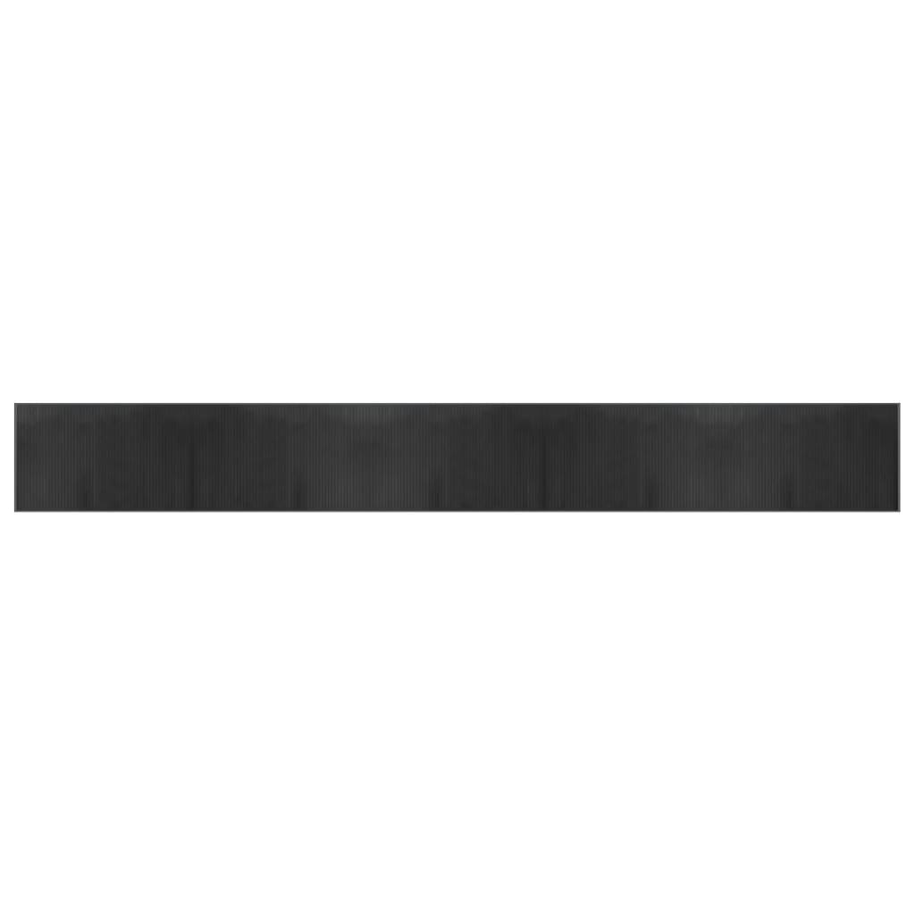 vidaXL Χαλί Ορθογώνιο Γκρι 60 x 500 εκ. Μπαμπού