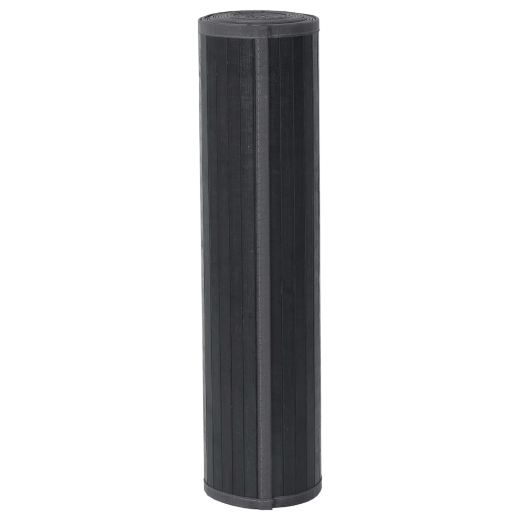 vidaXL Χαλί Ορθογώνιο Γκρι 60 x 500 εκ. Μπαμπού