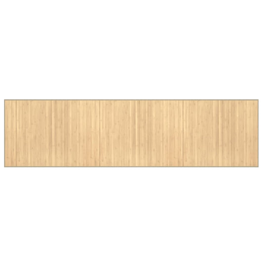 vidaXL Χαλί Ορθογώνιο Ανοιχτό Φυσικό 80 x 300 εκ. Μπαμπού