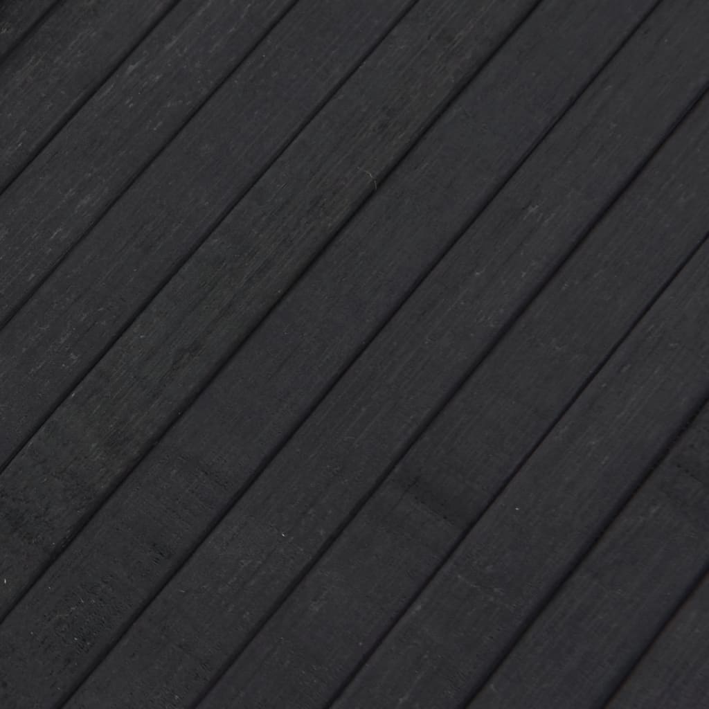 vidaXL Χαλί Ορθογώνιο Γκρι 80 x 400 εκ. Μπαμπού