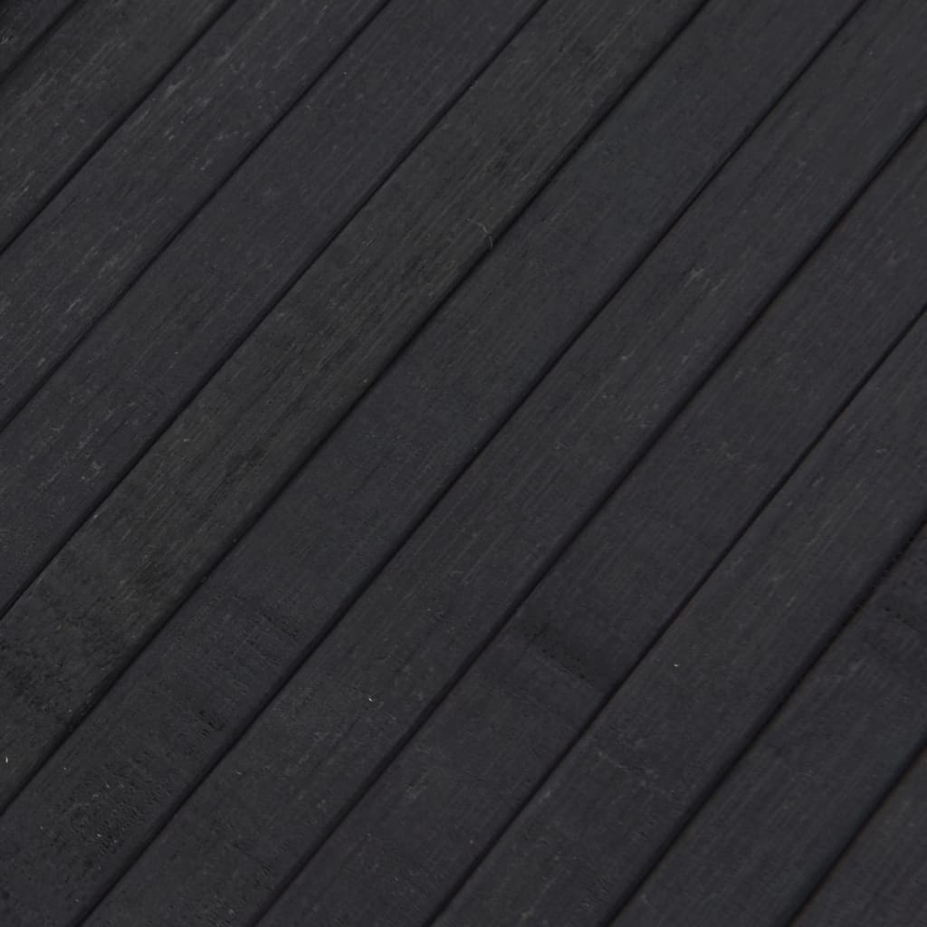 vidaXL Χαλί Ορθογώνιο Γκρι 80 x 1000 εκ. Μπαμπού