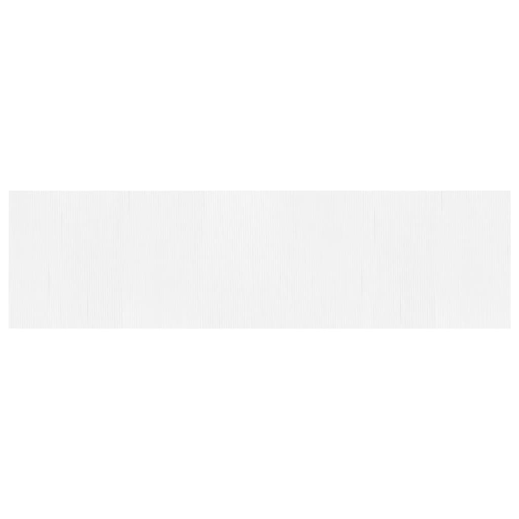 vidaXL Διαχωριστικό Δωματίου Λευκό 165 x 600 εκ. από Μπαμπού