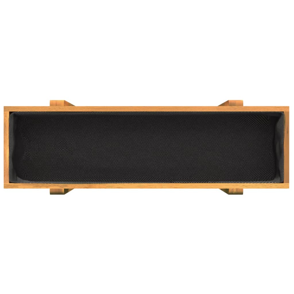 vidaXL Ζαρντινιέρα Υπερυψωμένη 90 x 30 x 75 εκ. Μασίφ Ξύλο Ακακίας