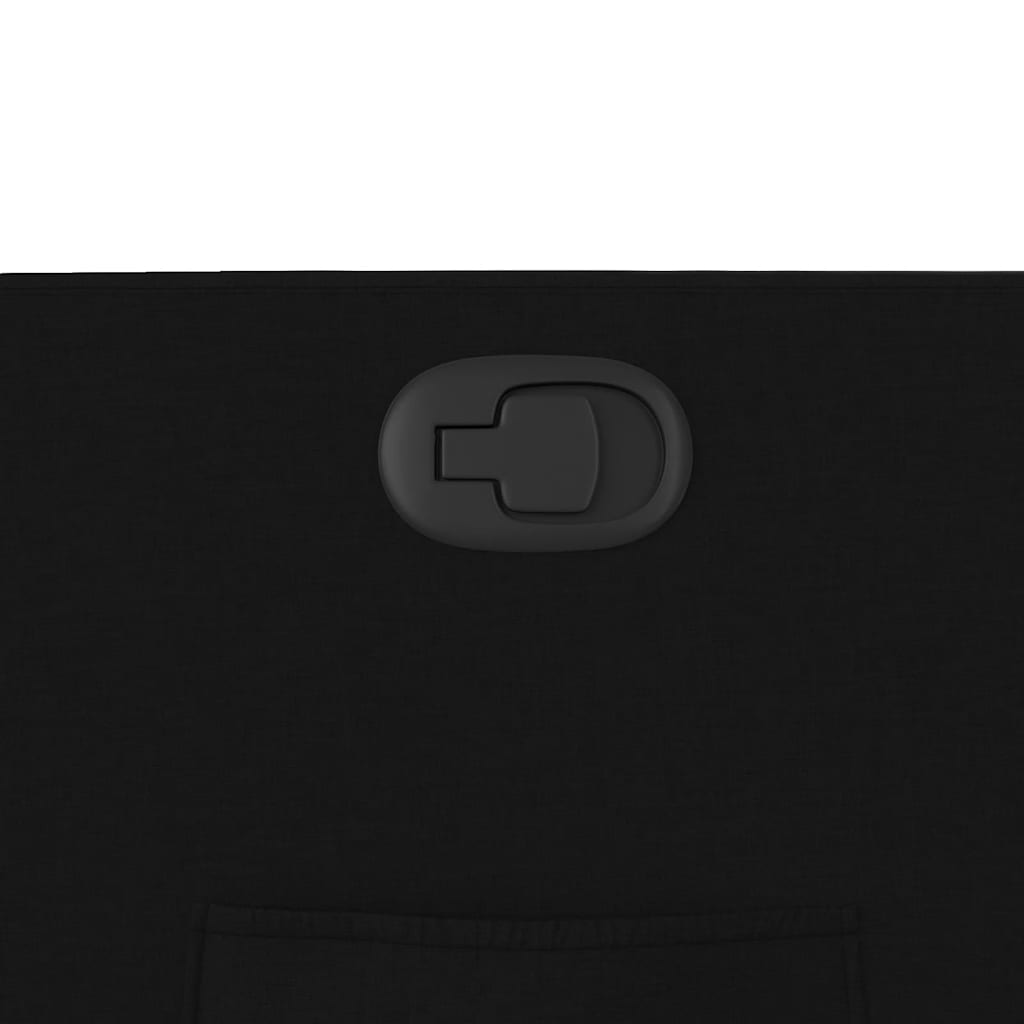 vidaXL Πολυθρόνα Ανακλινόμενη Μαύρη Υφασμάτινη