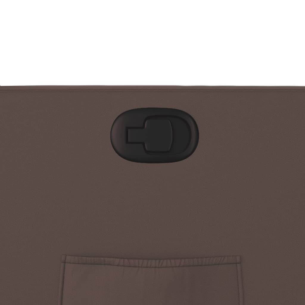 vidaXL Πολυθρόνα Ανακλινόμενη Καφέ από Συνθετικό Δέρμα