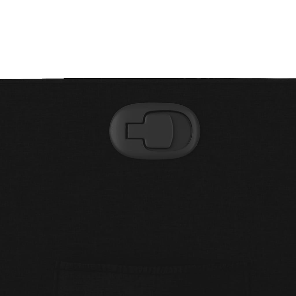 vidaXL Πολυθρόνα Ανακλινόμενη Μαύρη Υφασμάτινη