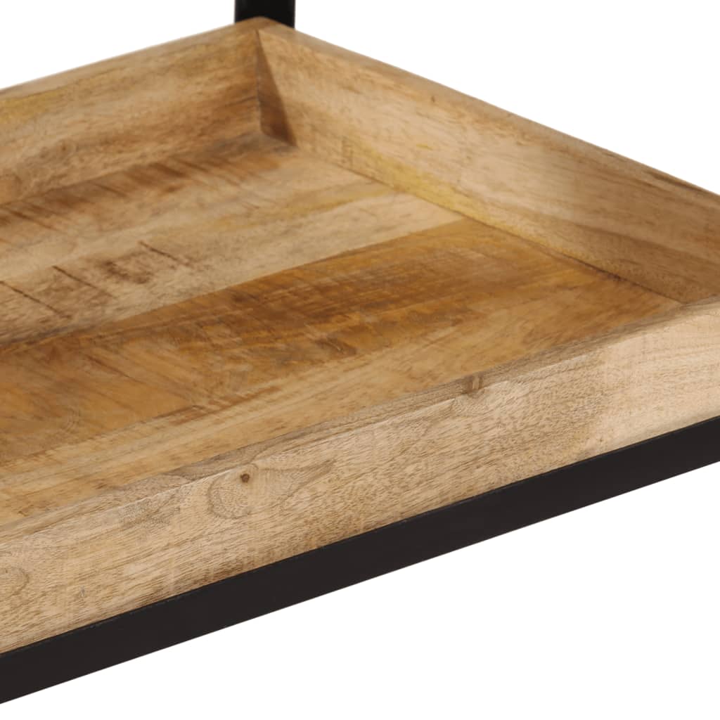 vidaXL Τρόλεϊ Κουζίνας 60x40x80 εκ. Μασίφ Ακατέργαστο Ξύλο Μάνγκο