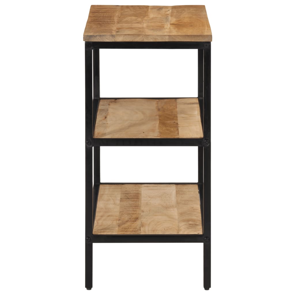 vidaXL Τραπέζι Κονσόλα 70x35x70 εκ. από Μασίφ Ακατέργαστο Ξύλο Μάνγκο