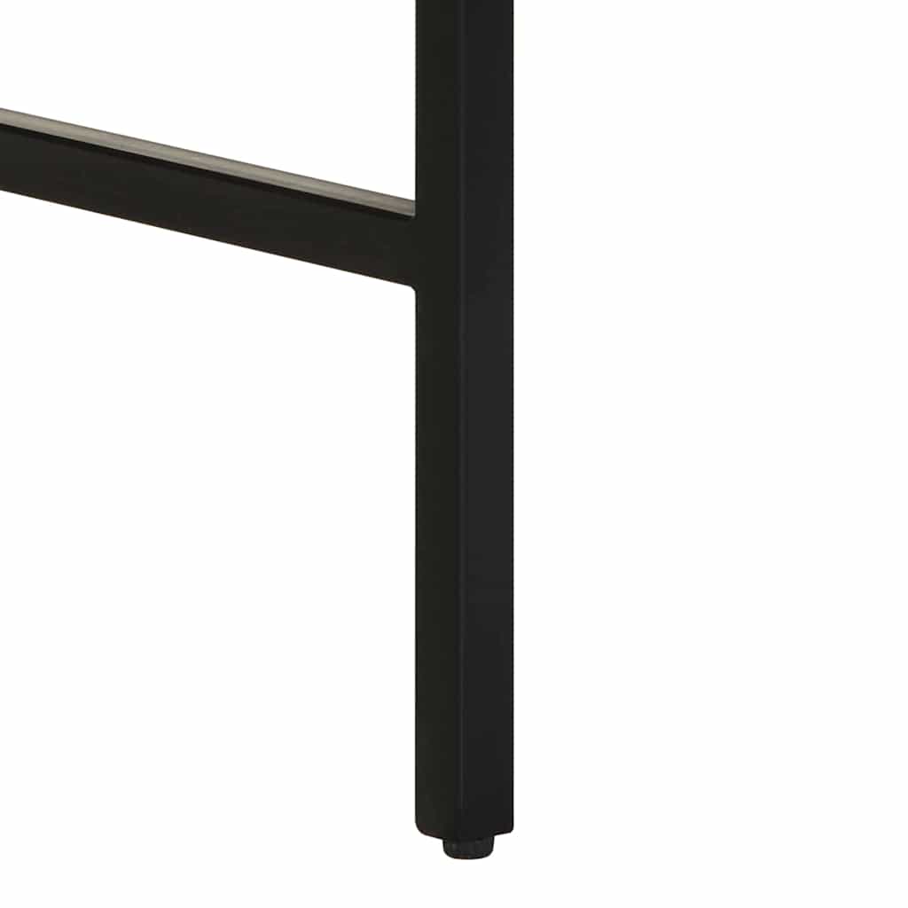 vidaXL Γραφείο γραφής με ράφι Καφέ 80 x 50 x 75 cm Στερεό ξύλο μάνγκο