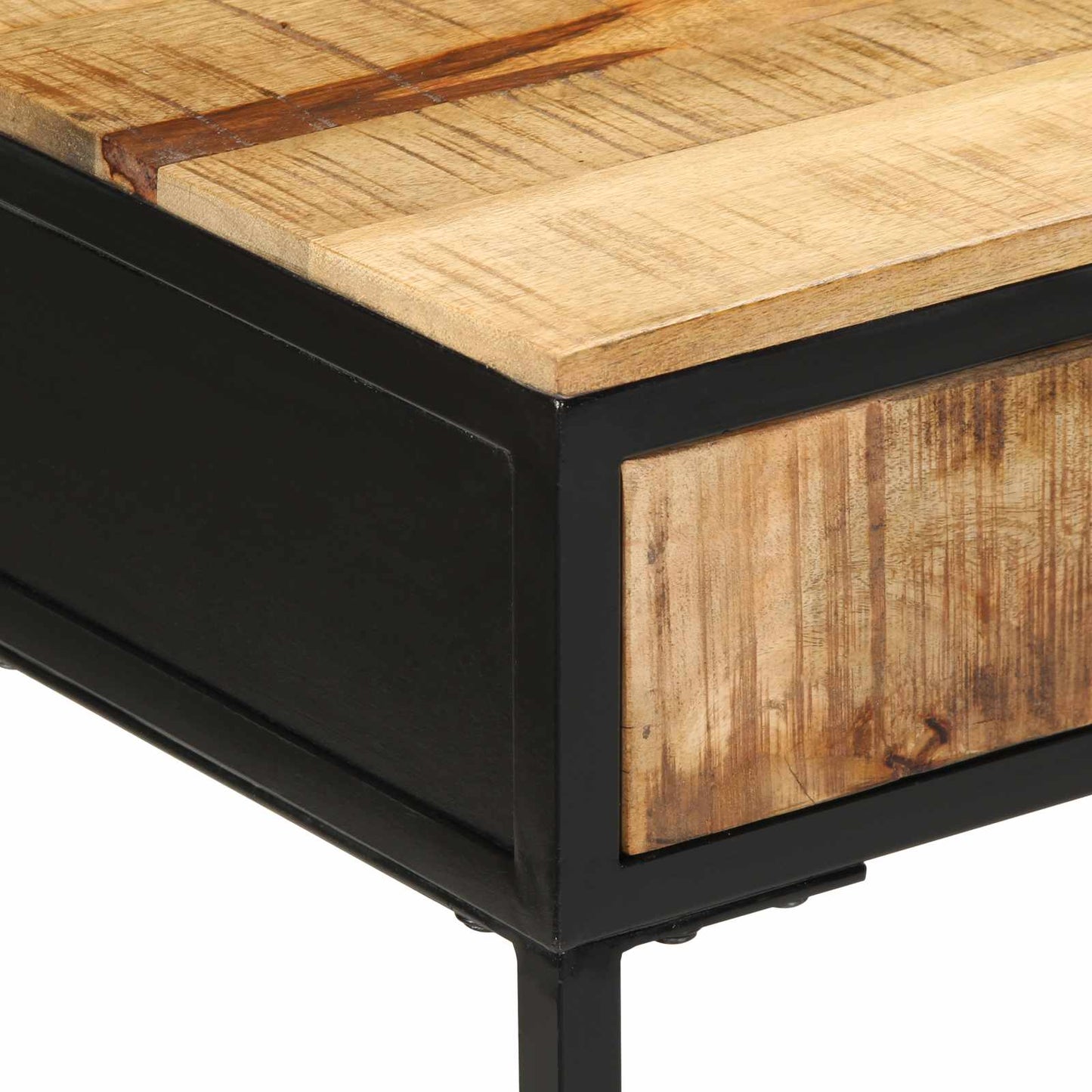 vidaXL Τραπέζι κονσόλας με συρτάρι Καφέ 100 x 55 x 89.5 εκ.
