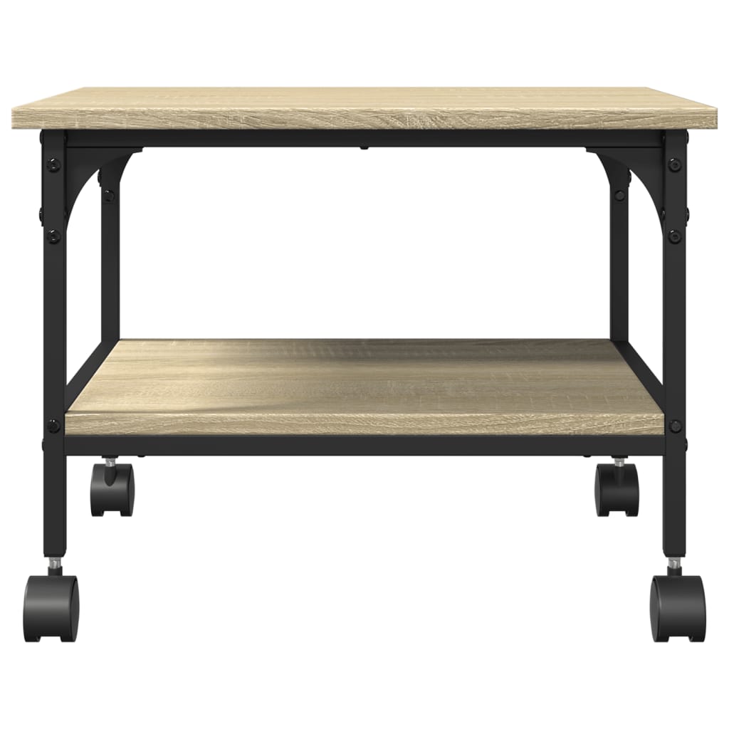 vidaXL Βάση Εκτυπωτή 2 Επιπέδων Sonoma Δρυς 50x40x38 εκ Επεξ. Ξύλο