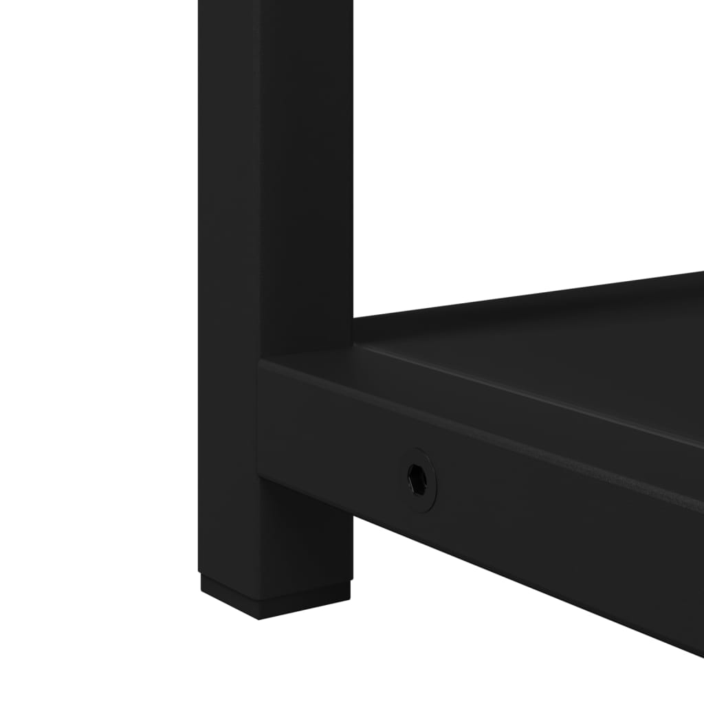 vidaXL Καθρέφτης Μπάνιου με Ντουλάπι Μαύρος 60x16x60 εκ. Επεξ. Ξύλο