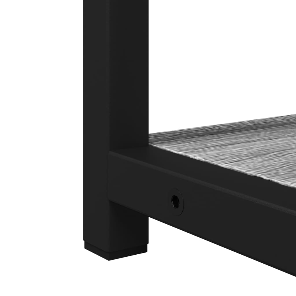 vidaXL Καθρέφτης Μπάνιου Ντουλάπι Γκρι Sonoma 60x16x60 εκ Επεξ. Ξύλο