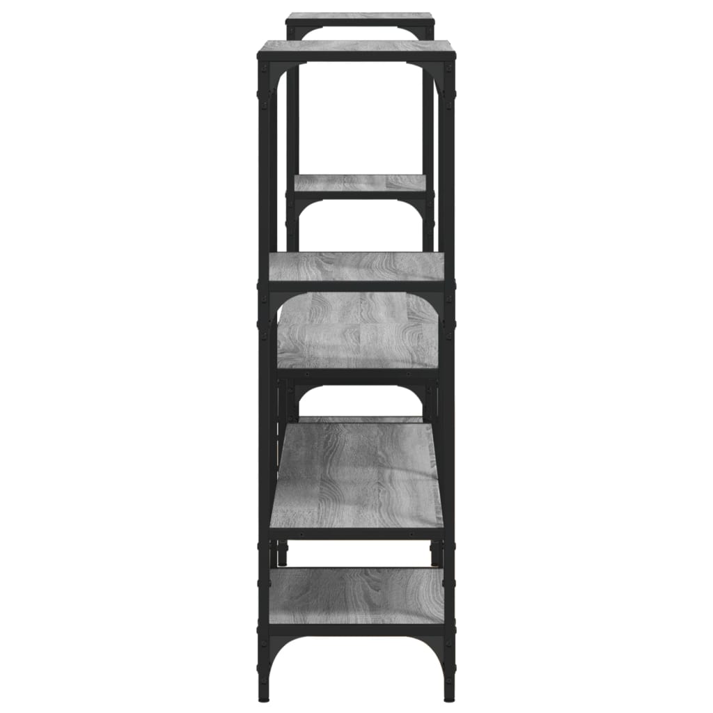 vidaXL Έπιπλο Τηλεόρασης Γκρι Sonoma 206,5x28,5x95 εκ. από Επεξ. Ξύλο