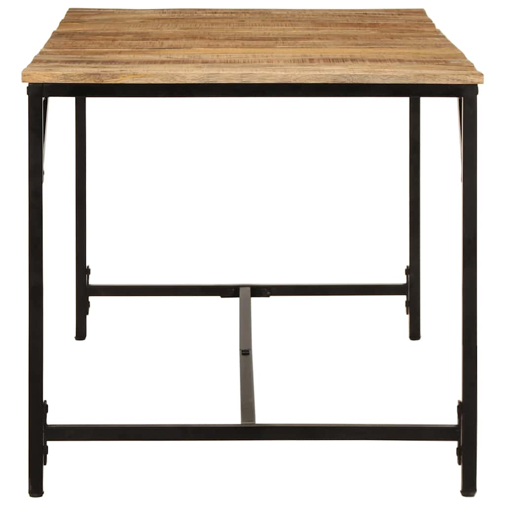 vidaXL Τραπεζαρία 160 x 80 x 75 εκ. από Μασίφ Ακατέργαστο Ξύλο Μάνγκο