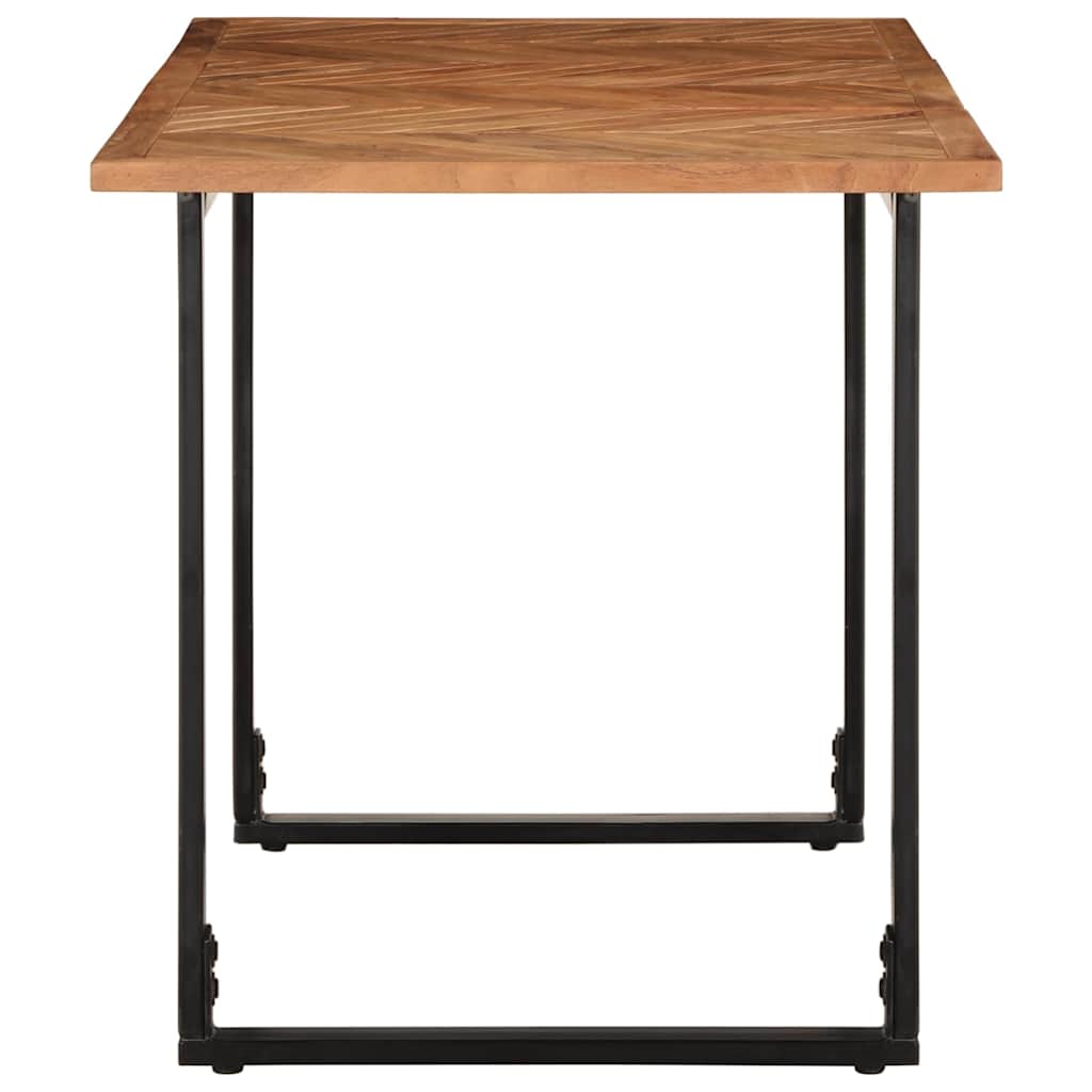 vidaXL Τραπεζαρία 140 x 70 x 75 εκ. από Μασίφ Ξύλο Ακακίας