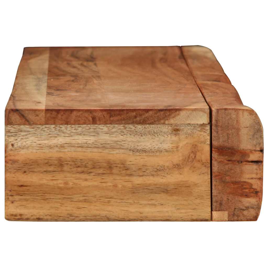 vidaXL Ράφια Τοίχου 2 τεμ. 100x17x8 εκ. από Μασίφ Ξύλο Ακακίας