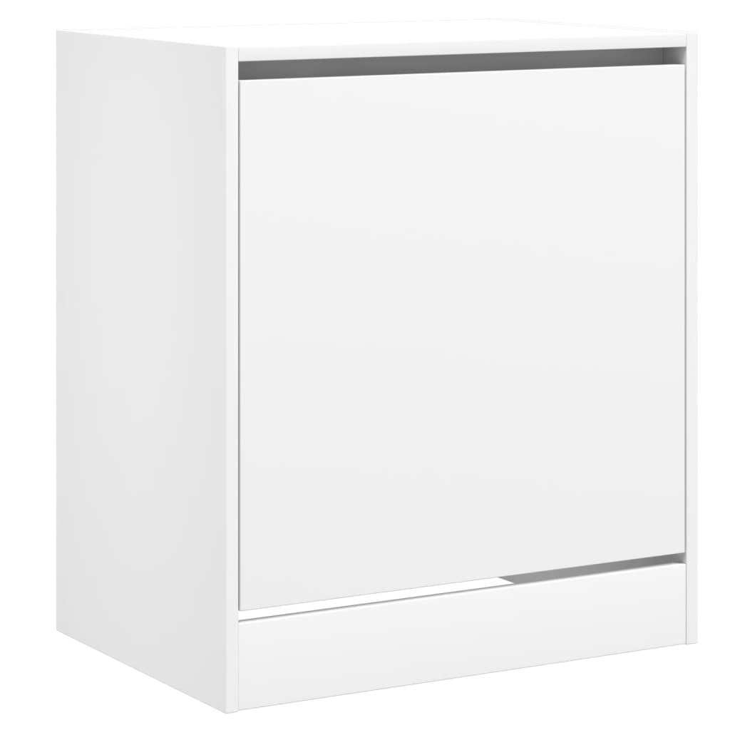 vidaXL Παπουτσοθήκη Λευκή 60x42x69 εκ. από Επεξεργασμένο Ξύλο