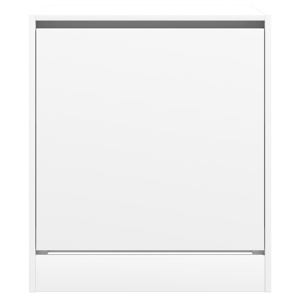 vidaXL Παπουτσοθήκη Λευκή 60x42x69 εκ. από Επεξεργασμένο Ξύλο