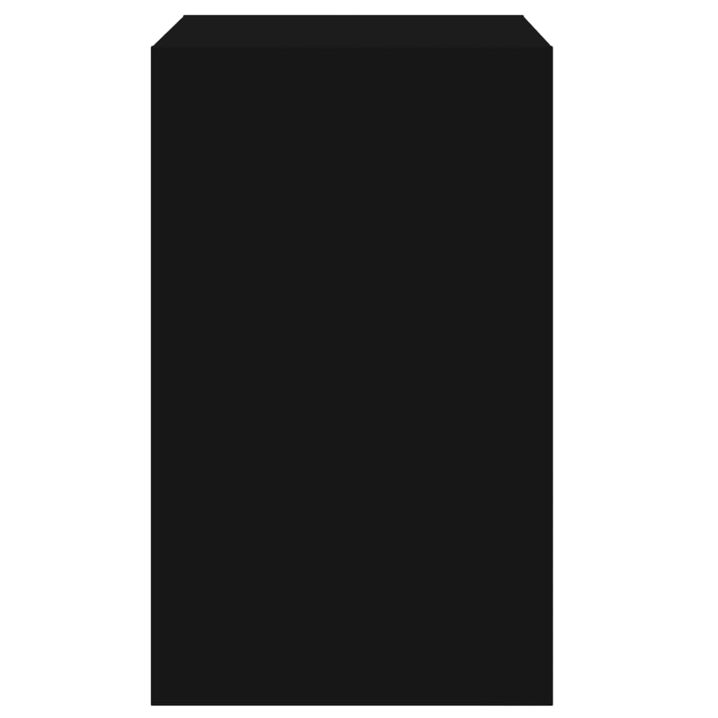 vidaXL Παπουτσοθήκη Μαύρη 60x42x69 εκ. από Επεξεργασμένο Ξύλο