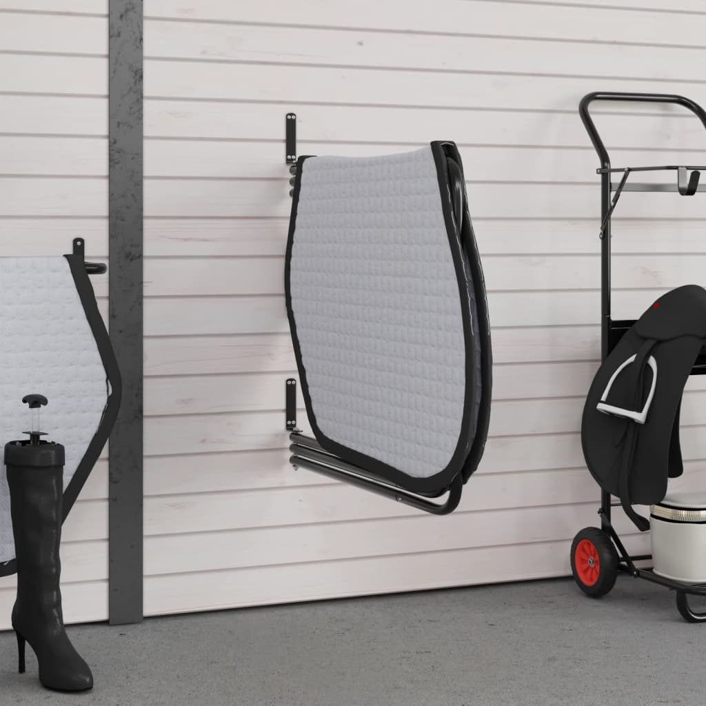 vidaXL Βάση Μαξιλαριού Σέλας με 3 Βραχίονες Μαύρη Σιδερένια