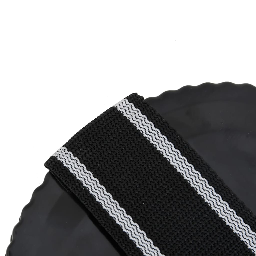 vidaXL Βούρτσες για Άλογα 3 Τεμ. Μαύρες από Ατσάλι