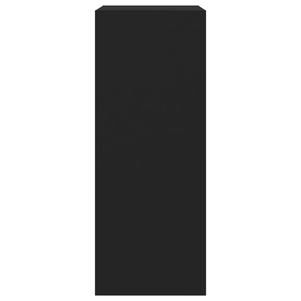 vidaXL Παπουτσοθήκη με 2 Ανακλινόμενα Συρτάρια Μαύρη 60x42x108 εκ.