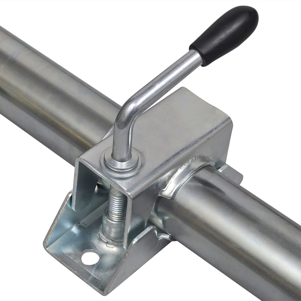 vidaXL Ποδαράκι Τρέιλερ 48 χιλ. με 2 Σωλήνες Στήριξης & 3 Σφιγκτήρες