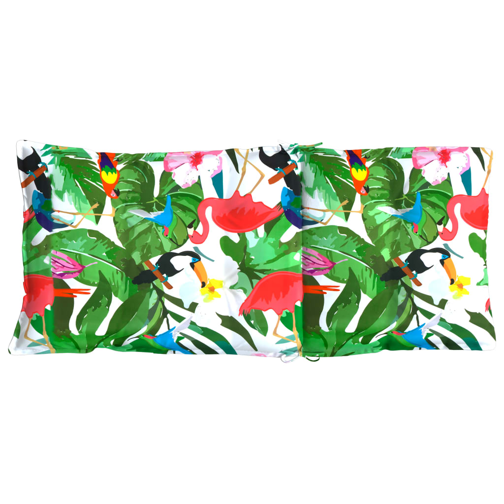 vidaXL Μαξιλάρια Καρέκλας με Ψηλή Πλάτη 4 τεμ. Πολύχρωμα Ύφασμα Oxford