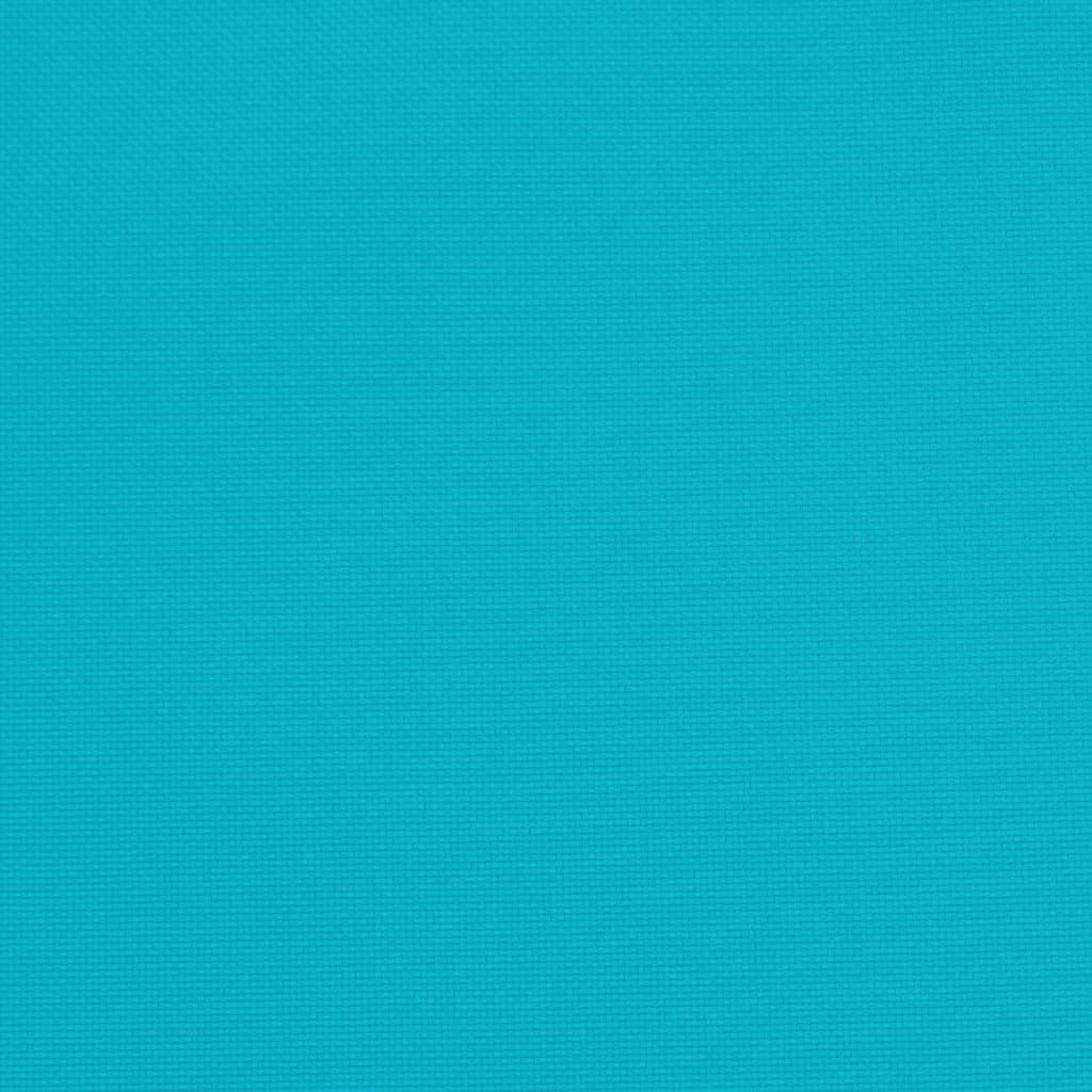 vidaXL Μαξιλάρια Καρέκλας με Ψηλή Πλάτη 6 τεμ. Τιρκουάζ Ύφασμα Oxford