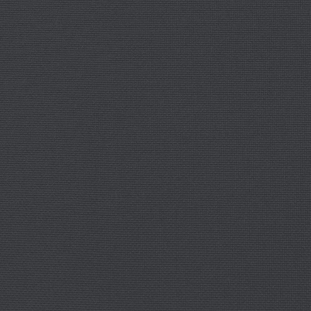 vidaXL Μαξιλάρια Καρέκλας Χαμηλή Πλάτη 2 τεμ. Μαύρο Ύφασμα Oxford