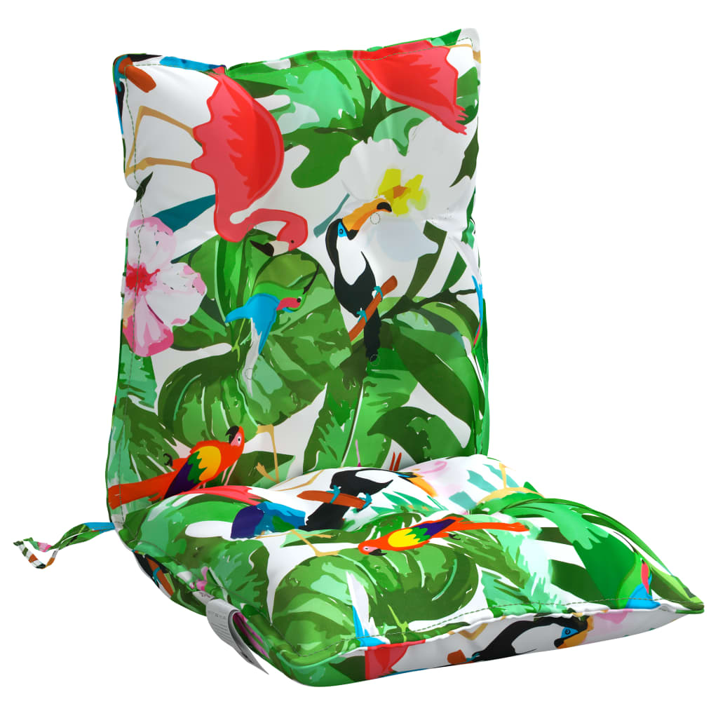 vidaXL Μαξιλάρια Καρέκλας με Πλάτη 4 τεμ. Πολύχρωμα Ύφασμα Oxford