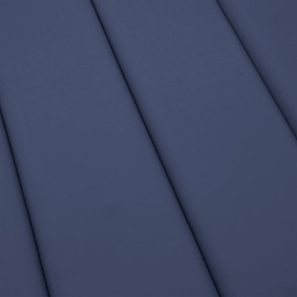 vidaXL Μαξιλάρι Ξαπλώστρας Ναυτικό Μπλε από Ύφασμα Oxford