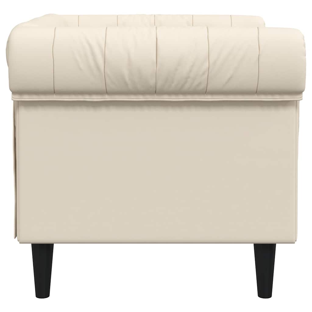 vidaXL Πολυθρόνα Chesterfield Λινό