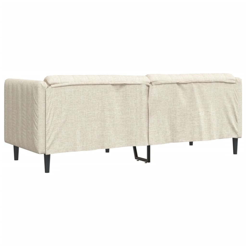 vidaXL Καναπές Τριθέσιος Λινό